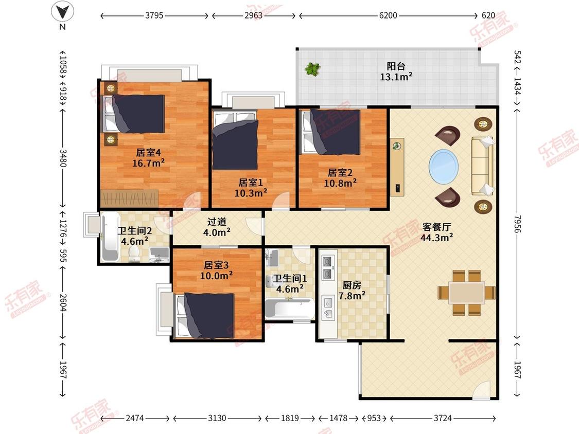 整租·凯茵又一城(山峦)