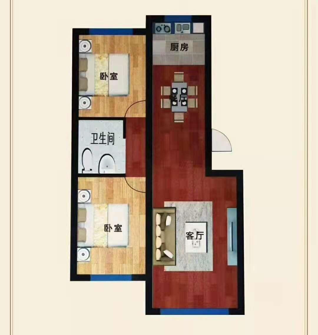 整租·棘洪滩港北小区