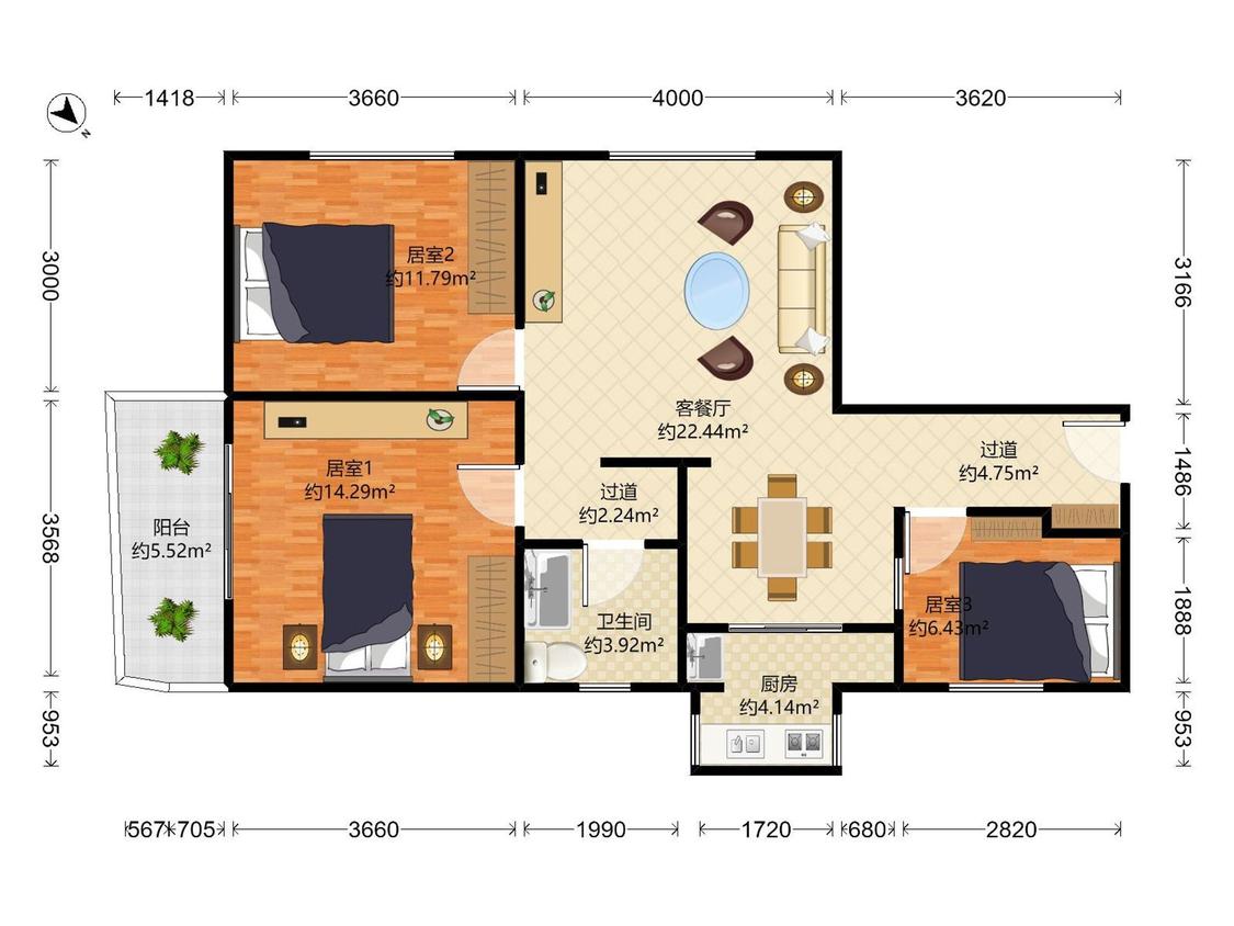 整租·景鹏大厦