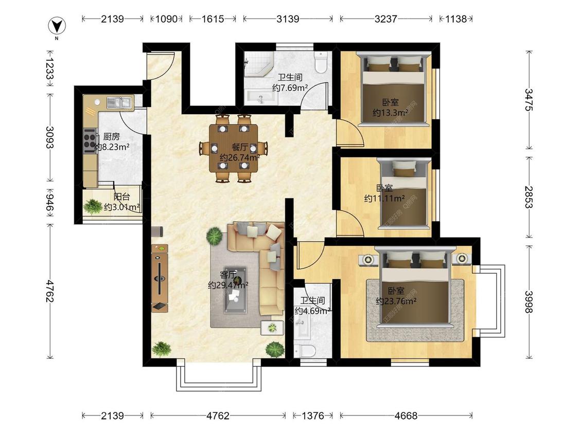 整租·鸿景花园