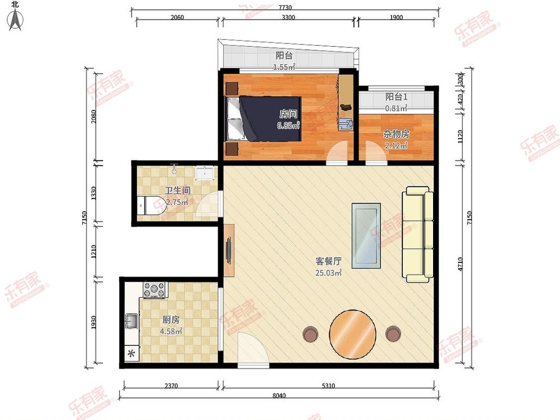 整租·碧桂园(公园1号)