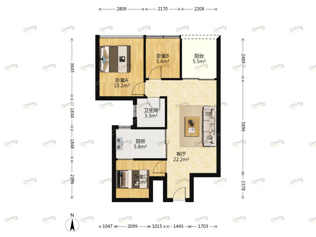 整租·阳基阳光时代