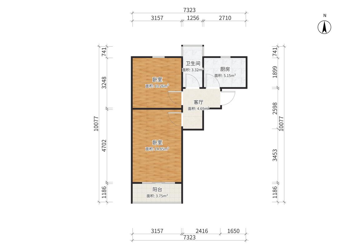 整租·扇骨里小区
