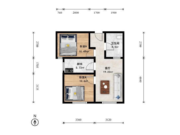 整租·北京城建畅悦居