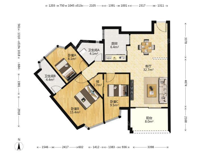 整租·新月明珠花园