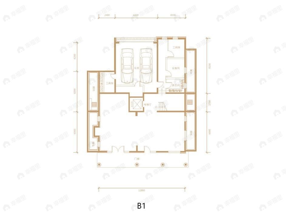 润泽御府5室4厅5卫户型图