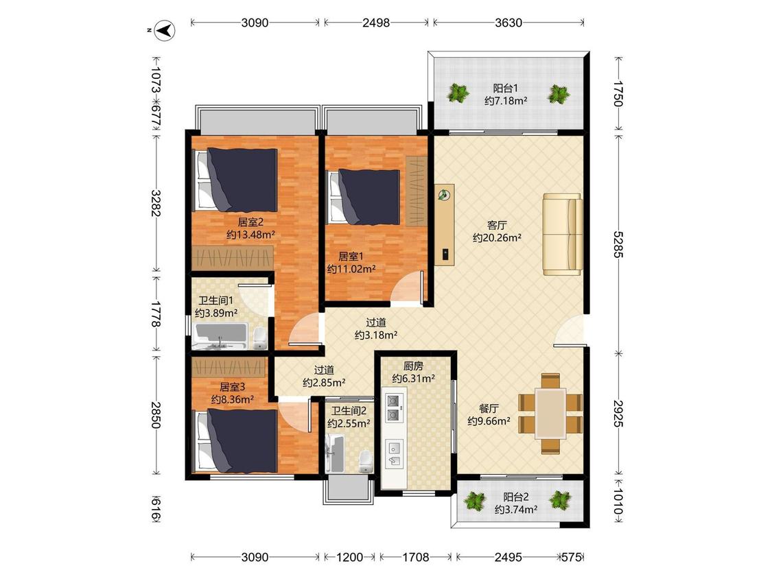 整租·碧桂园凤凰城