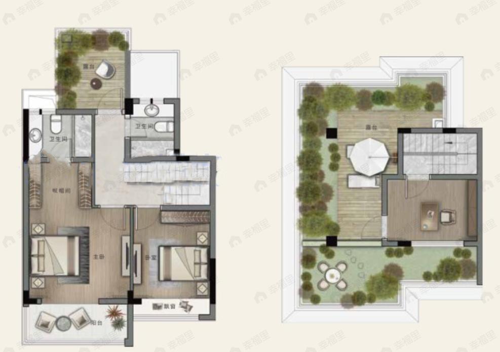 之江明月府4室2厅3卫户型图