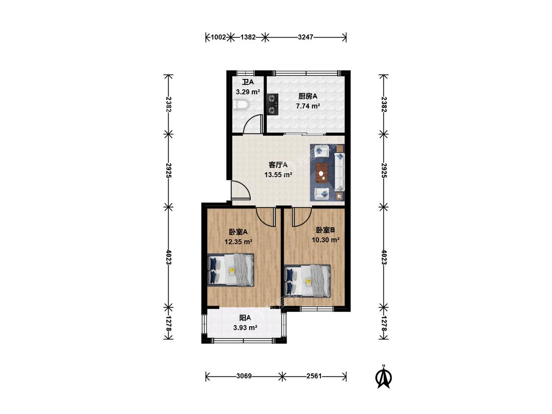 整租·江苏省农科院住宅小区