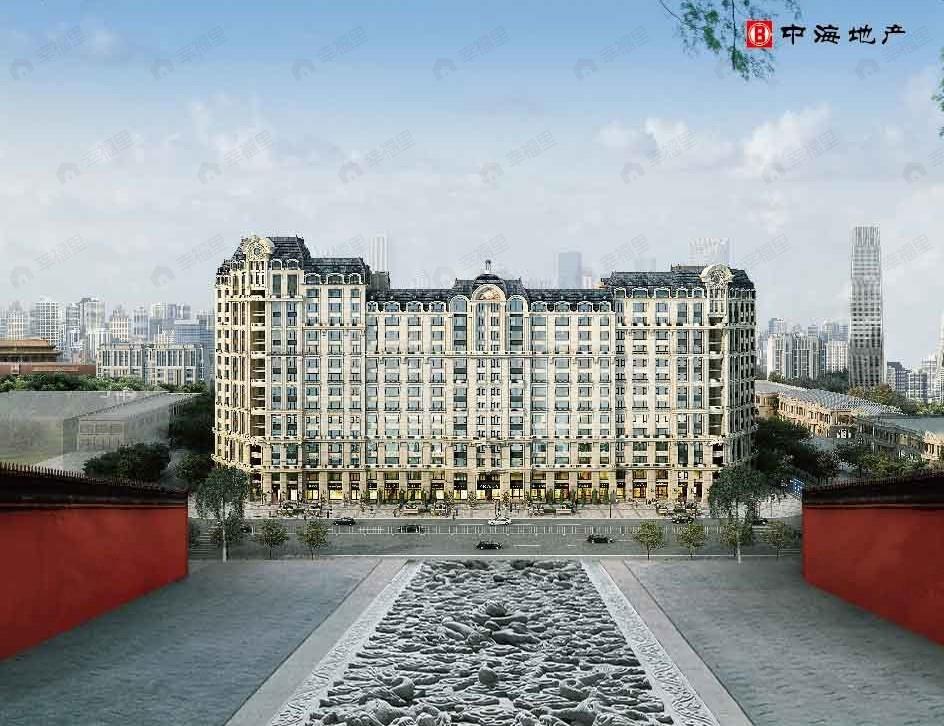 中海枫丹公馆法式商街效果图