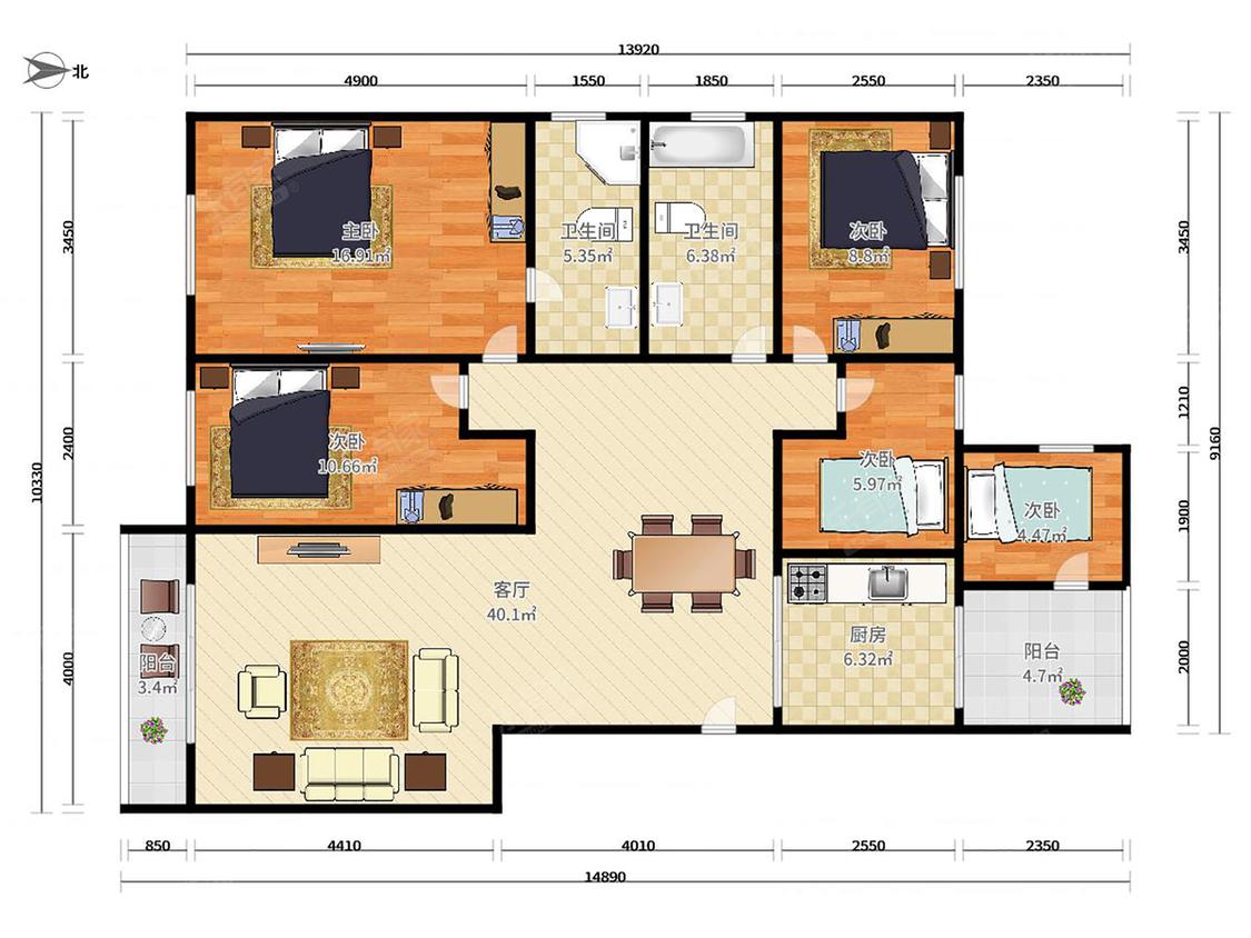 整租·东方玫瑰花园