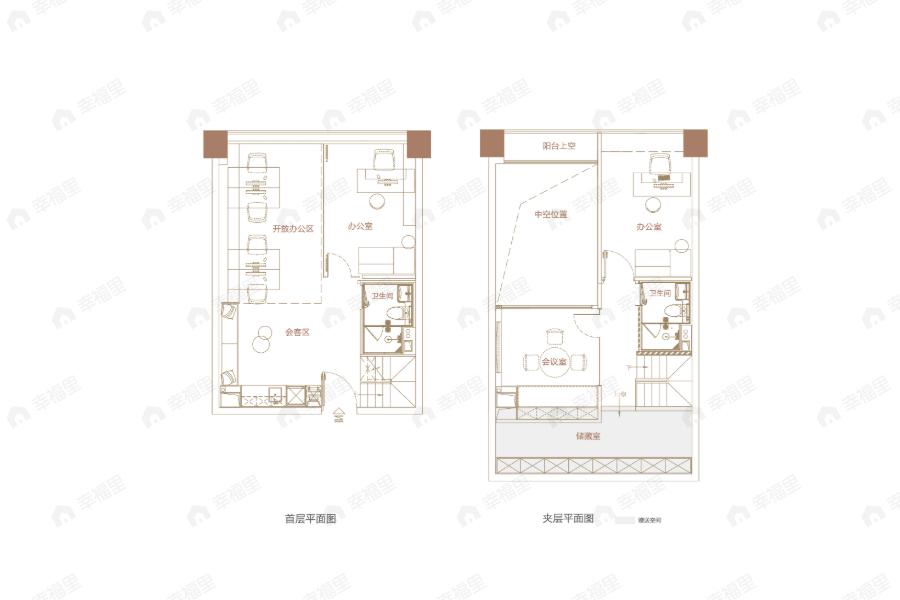 海伦堡海悦世界3室2厅2卫户型图