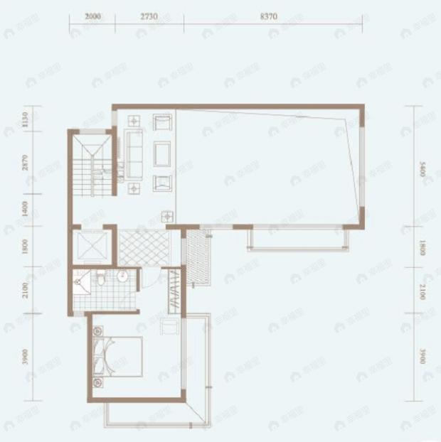 顺鑫颐和天璟4室2厅4卫户型图