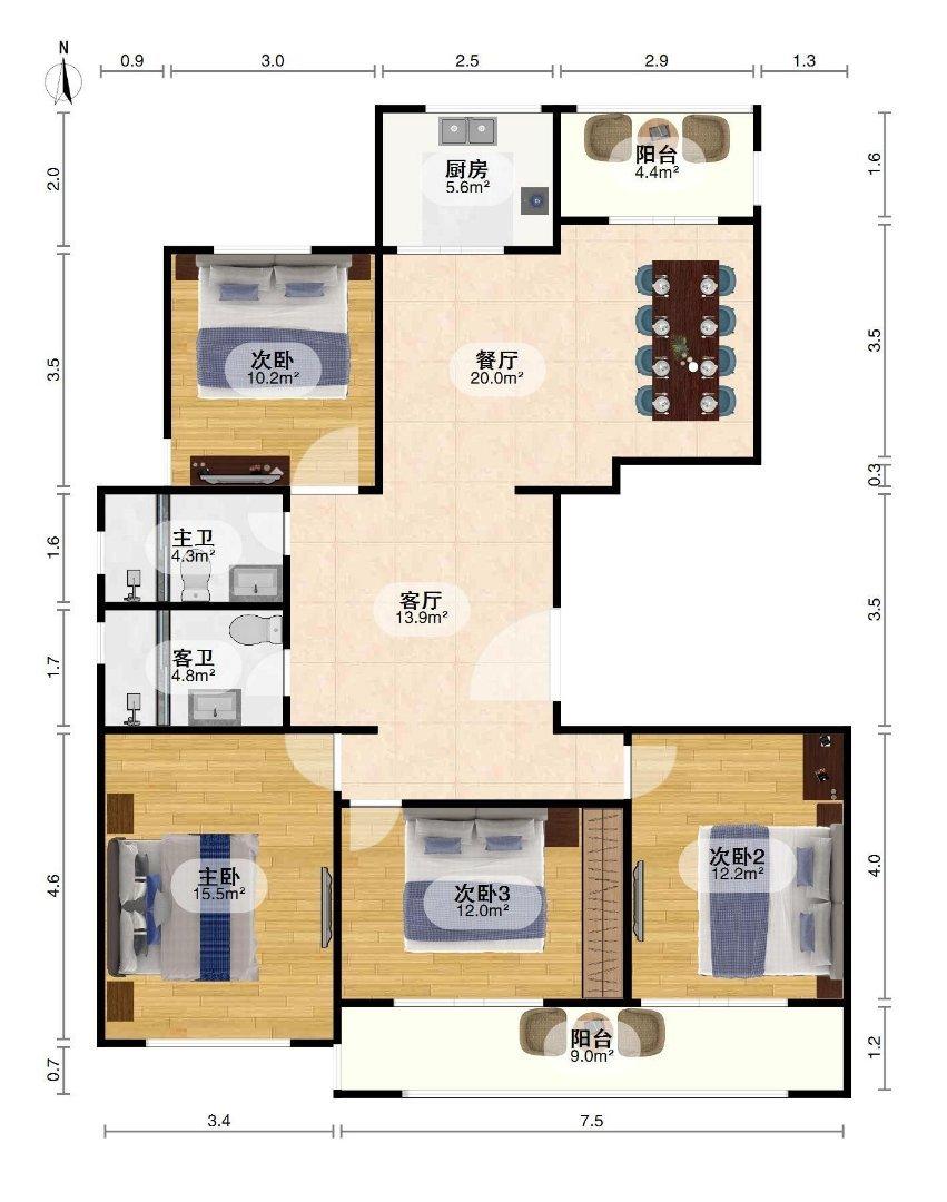 整租·大诚金廷(瓯海)