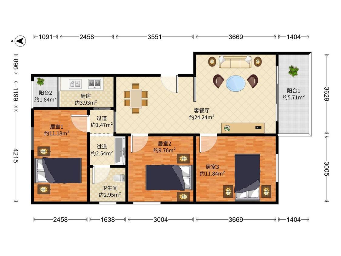 整租·龙园山庄