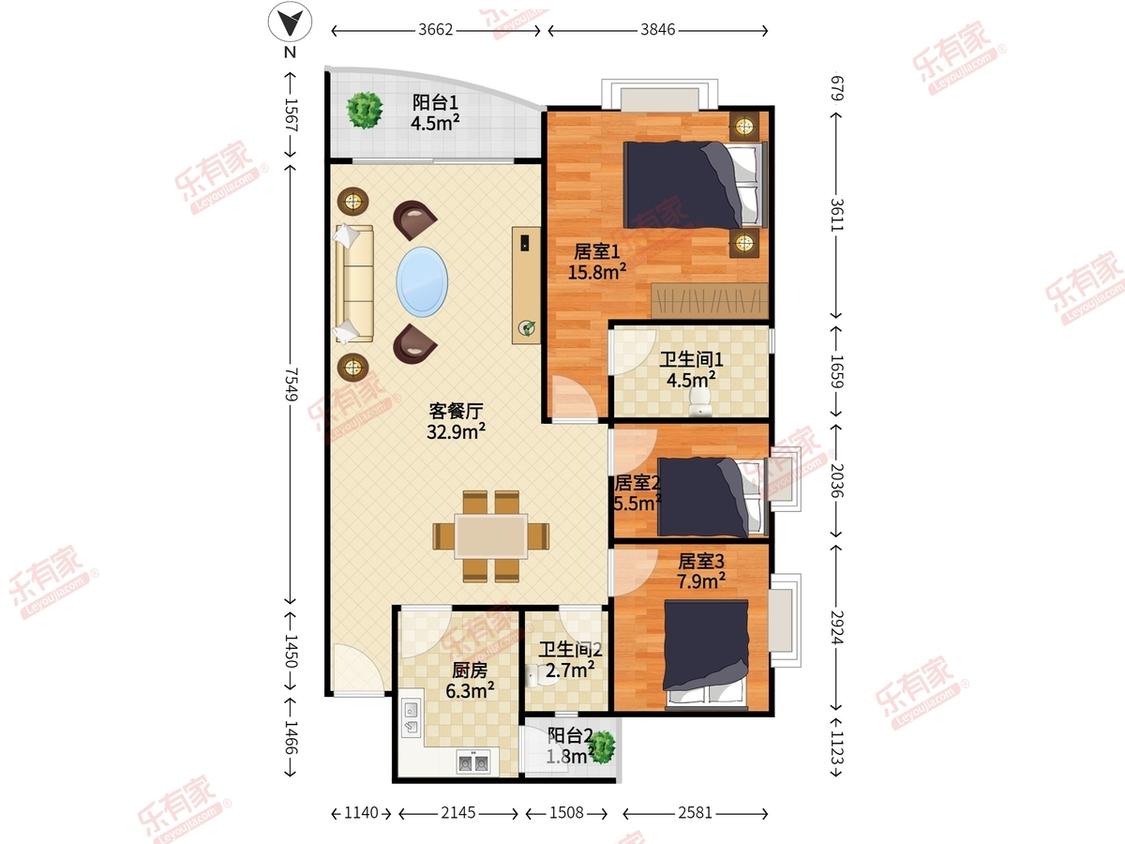 整租·金域豪庭(二期)