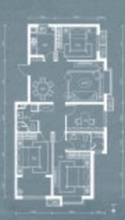 十二院城欣院4室2厅2卫户型图