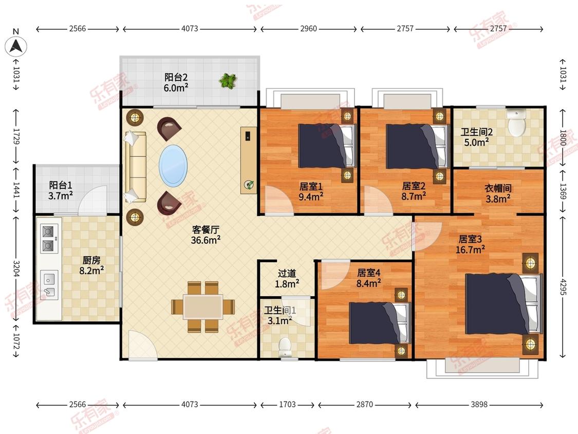 整租·悦峰华府