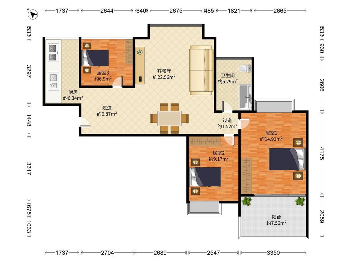 整租·碧海富通城(五期)