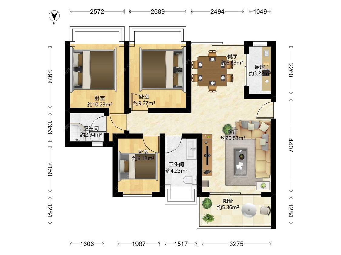 整租·恒裕江山汇