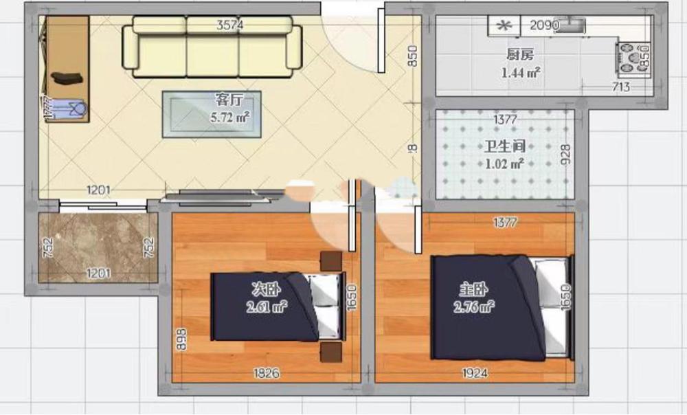 整租·水木清华