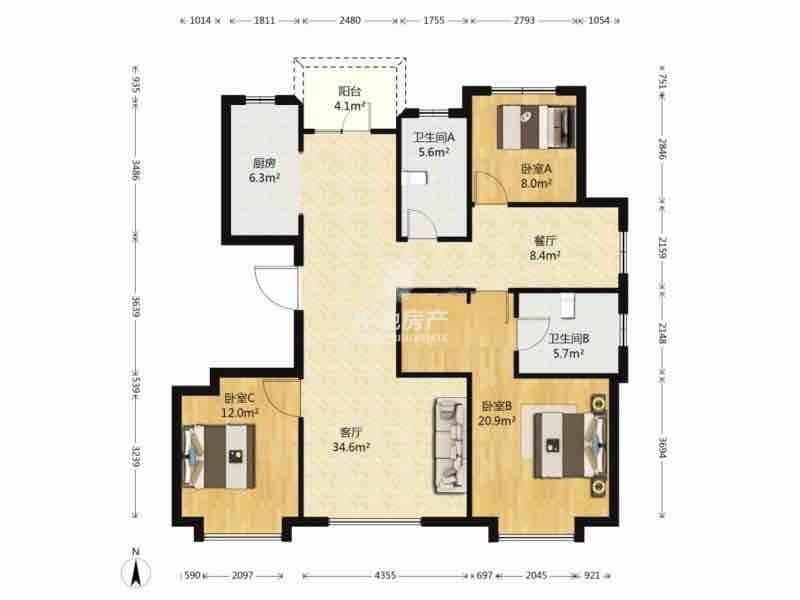 整租·世茂诺沙湾(四五期)