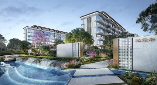 滨河观澜花园效果图