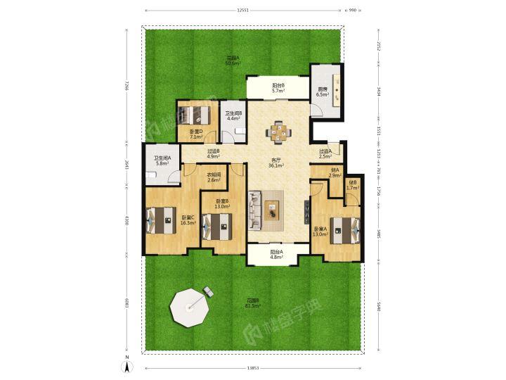 整租·红星紫御半山