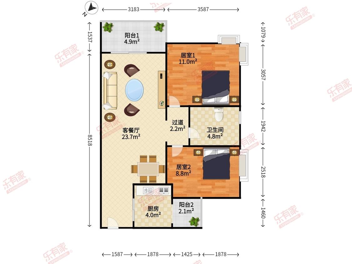 整租·蔚蓝海岸(一期)