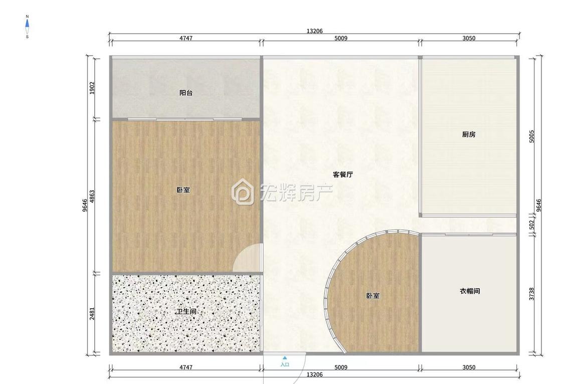 整租·华富瑞士豪庭