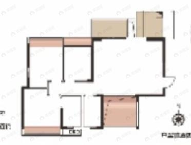 4室2厅2卫建面128平户型图