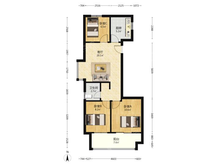 整租·洲岛和园(和乐苑)