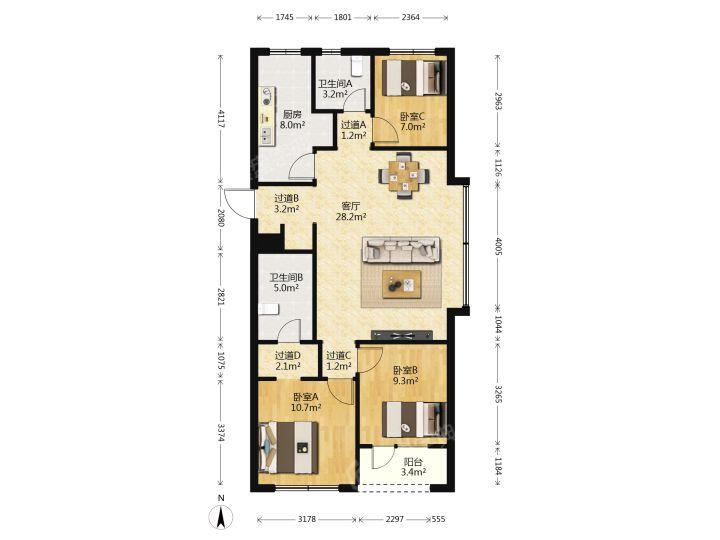 整租·佰和锦园