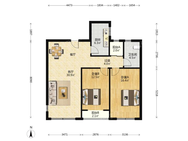 整租·和众曲江城阅