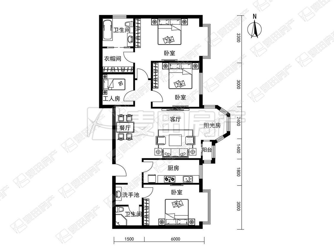 整租·珠江帝景(C区)