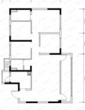 首开中环云樾4室2厅2卫户型图