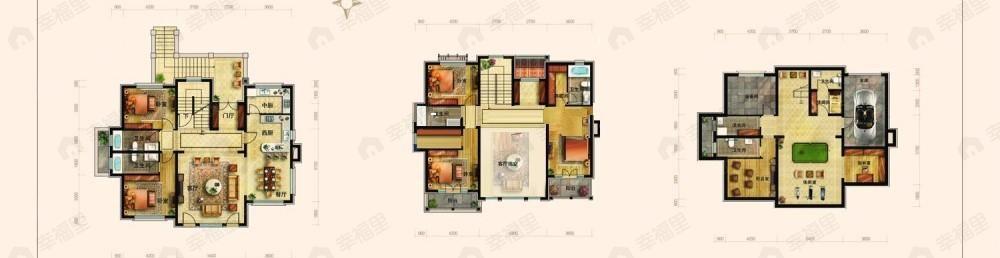 天恒半山世家5室3厅6卫户型图