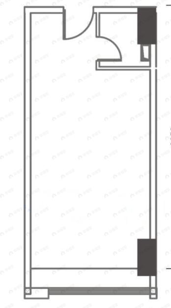 天地源悦熙广场1室1厅1卫户型图