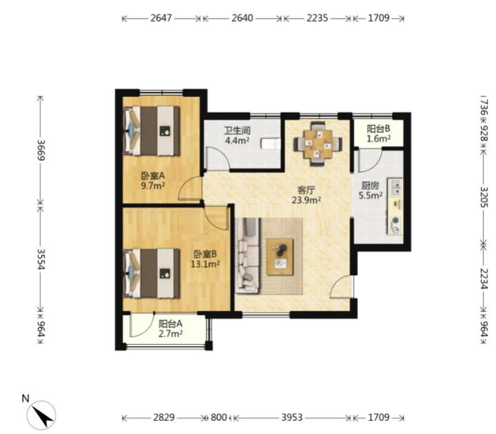 整租·龙瀚(南园)