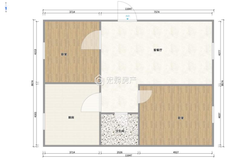 整租·军安小区