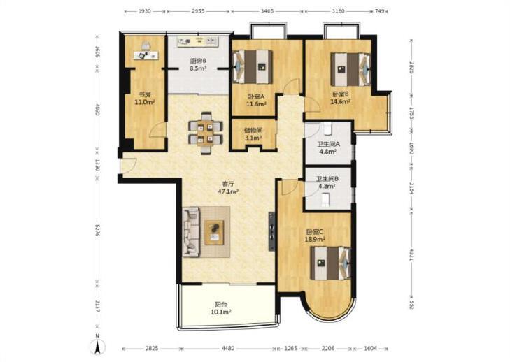 整租·金山世纪城