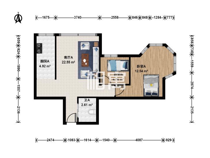 整租·园景(西区)