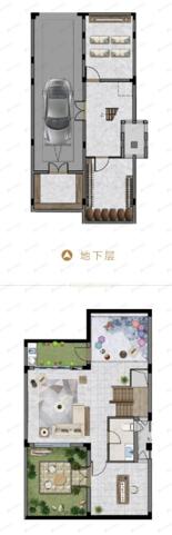 4室2厅4卫建面164m²南|北户型图