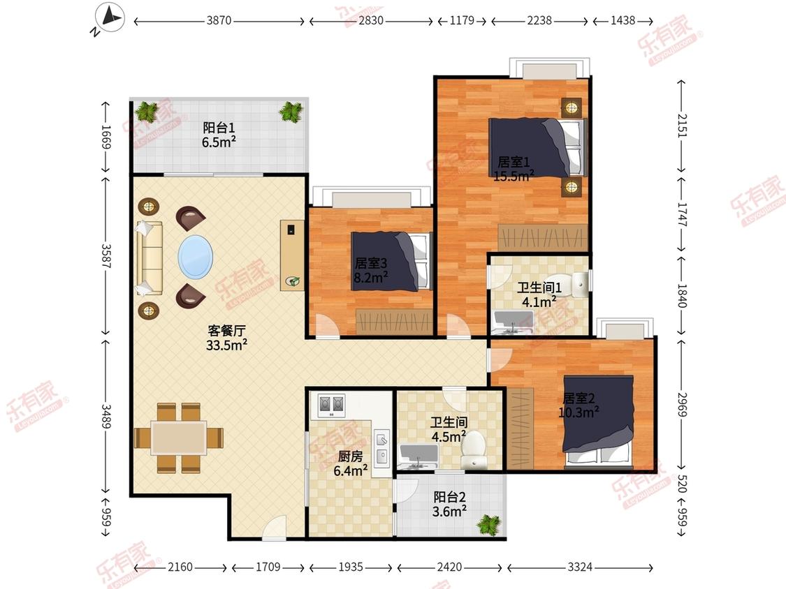 整租·璐易豪庭