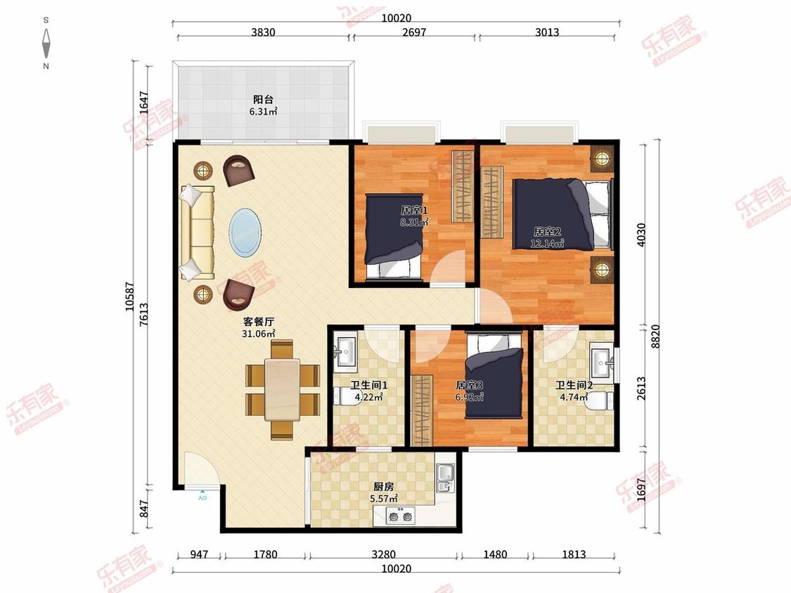 整租·奥园冠军城