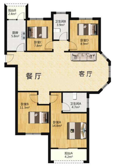 整租·圣联梦溪小镇