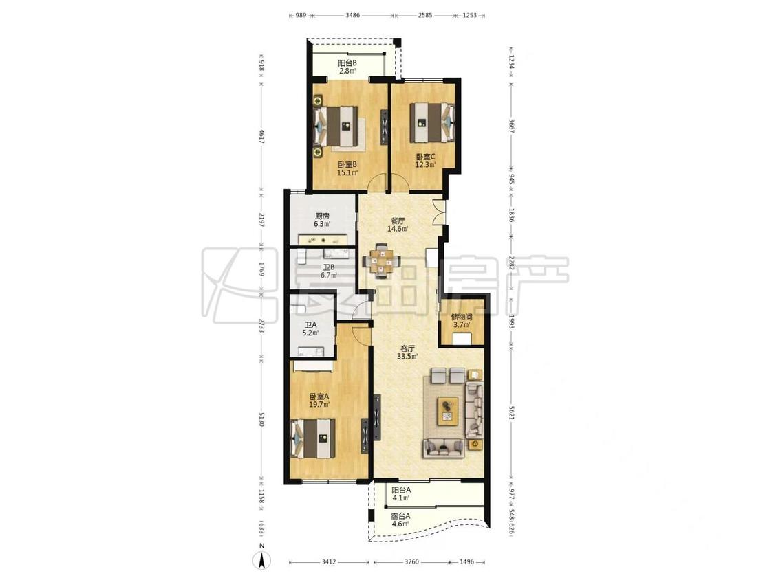 整租·左安漪园