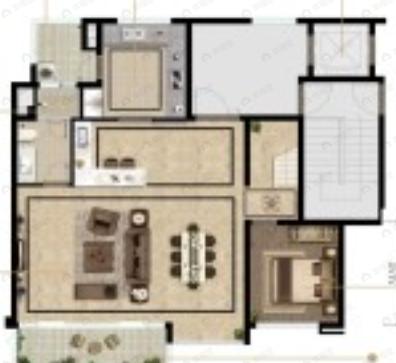 4室2厅4卫建面149平户型图