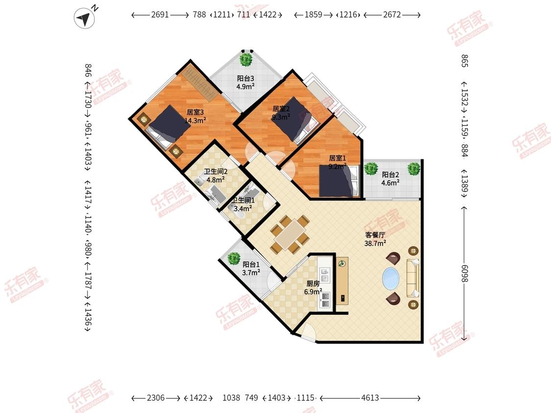 整租·中旅广场
