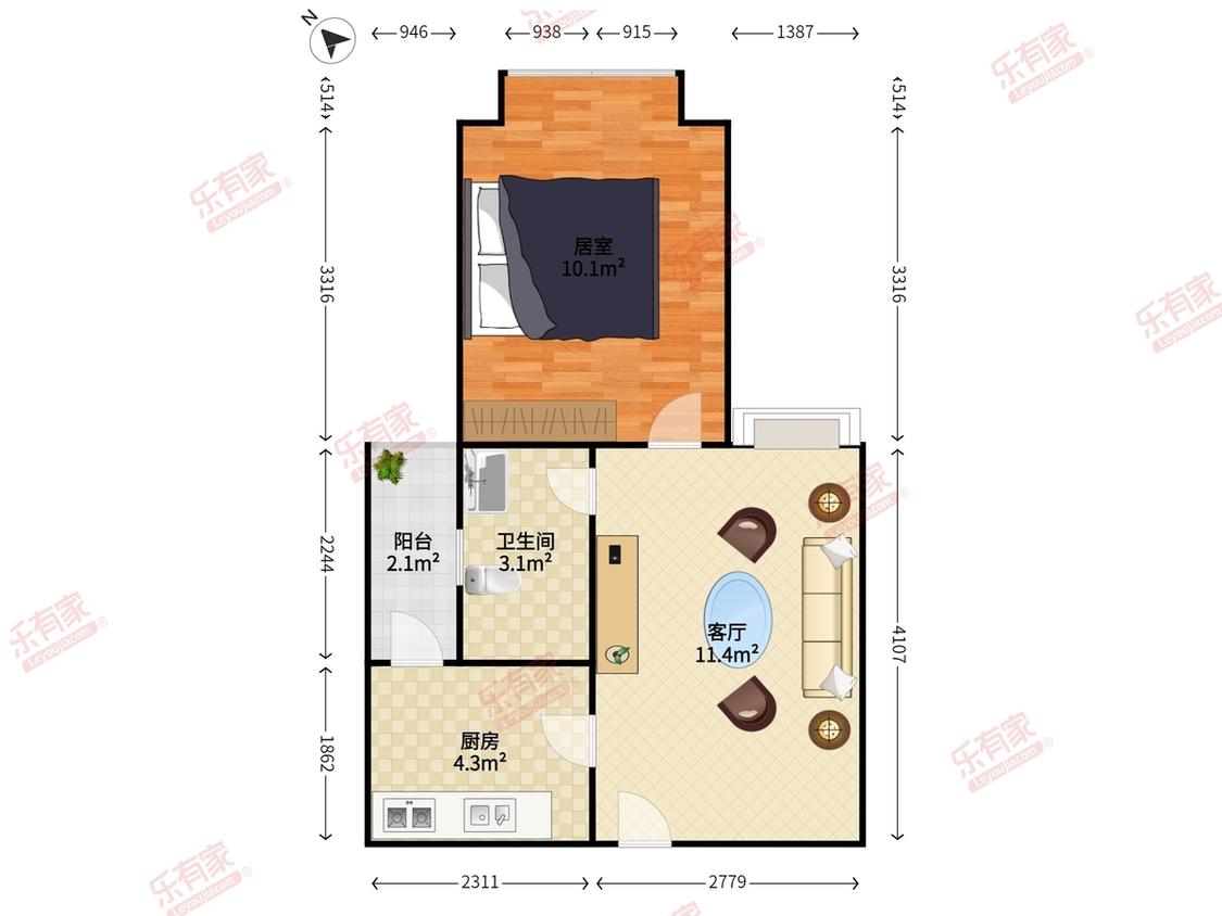 整租·京基御景华城